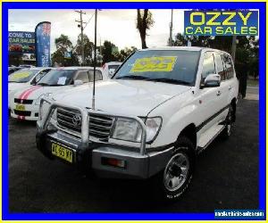 2005 Toyota Landcruiser UZJ100R GXL (4x4) White Manual 5sp M Wagon