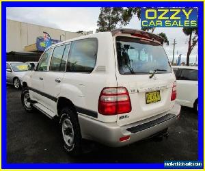 2005 Toyota Landcruiser UZJ100R GXL (4x4) White Manual 5sp M Wagon