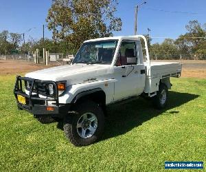 1999 Toyota Landcruiser HZJ79R (4x4) White Manual 5sp M Cab Chassis