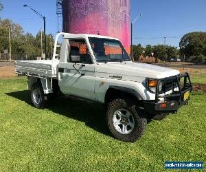 1999 Toyota Landcruiser HZJ79R (4x4) White Manual 5sp M Cab Chassis