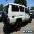 2002 Toyota Landcruiser HZJ78R (4x4) 3 Seat White Manual 5sp M TroopCarrier for Sale