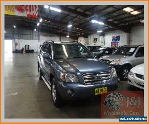 2005 Toyota Kluger MCU28R Upgrade CV (4x4) Blue Automatic 5sp A Wagon