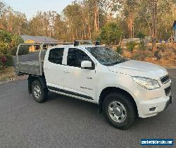 2014 Holden Colorado RG MY15 LS (4x4) White Manual 6sp M Crew Cab Chassis for Sale