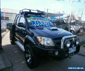 2008 Toyota Hilux KUN26R 08 Upgrade SR (4x4) Black Manual 5sp M