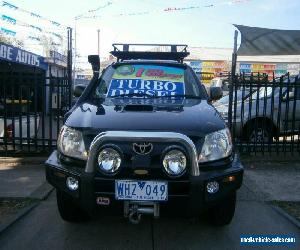 2008 Toyota Hilux KUN26R 08 Upgrade SR (4x4) Black Manual 5sp M