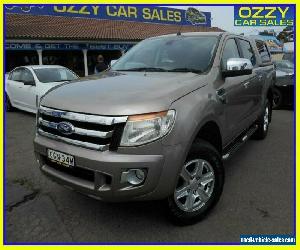 2012 Ford Ranger PX XLT 3.2 (4x4) Grey Automatic 6sp A Dual Cab Utility