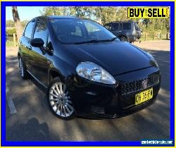 2008 Fiat Punto Dynamic Black Automatic 5sp A Hatchback for Sale