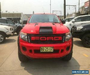 2013 Ford Ranger PX XL Red Automatic A Utility