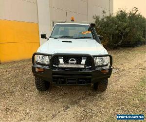 2011 Nissan Patrol GU 6 DX White Manual M Cab Chassis