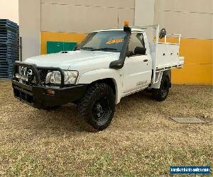 2011 Nissan Patrol GU 6 DX White Manual M Cab Chassis