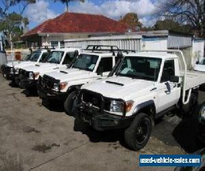 2012 Toyota Landcruiser VDJ79R MY12 Update GX (4x4) White Manual 5sp M