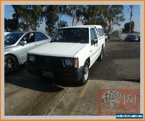 1993 Mitsubishi Triton MJ (4x4) White Manual 5sp M Dual Cab Utility