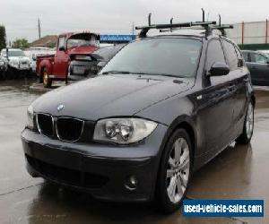 2006 BMW 120I E87 20I Sparkling Graphite Manual 6sp M Hatchback