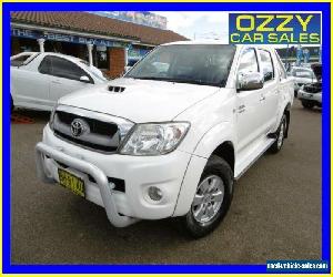 2010 Toyota Hilux KUN26R 09 Upgrade SR5 (4x4) White Automatic 4sp A