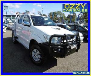 2010 Toyota Hilux KUN26R 09 Upgrade SR5 (4x4) White Manual 5sp M for Sale