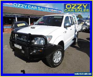 2010 Toyota Hilux KUN26R 09 Upgrade SR5 (4x4) White Manual 5sp M