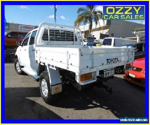 2010 Toyota Hilux KUN26R 09 Upgrade SR5 (4x4) White Manual 5sp M