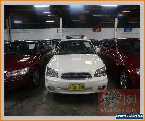 2002 Subaru Outback MY03 H6 Luxury White Automatic 4sp A Wagon