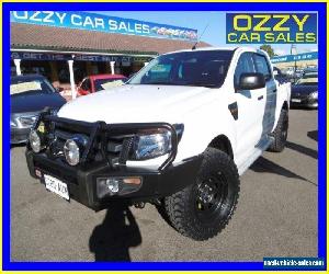 2013 Ford Ranger PX XL 3.2 (4x4) White Manual 6sp M Dual Cab Utility