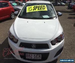 2012 Holden Barina TM MY13 CD White Manual 5sp M Hatchback