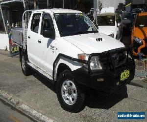 2007 Toyota Hilux KUN26R 07 Upgrade SR (4x4) White Manual 5sp M