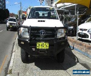 2007 Toyota Hilux KUN26R 07 Upgrade SR (4x4) White Manual 5sp M