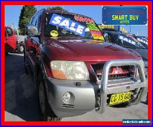 2003 Mitsubishi Pajero NP Exceed LWB (4x4) Red Automatic 5sp A Wagon