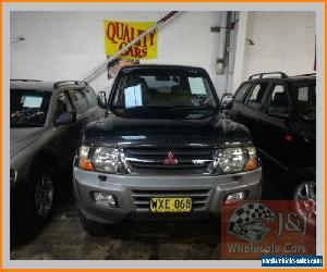 2000 Mitsubishi Pajero NM Exceed LWB (4x4) Green Automatic 5sp A Wagon