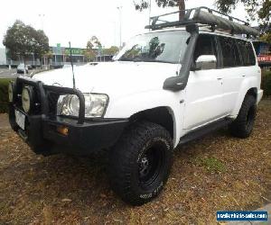 2005 Nissan Patrol GU IV ST (4x4) White Manual 5sp M Wagon