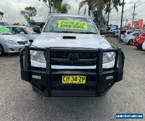 2009 Toyota Hilux KUN16R 09 Upgrade SR White Manual 5sp M Cab Chassis