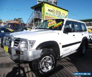 2002 Nissan Patrol GU III ST (4x4) White Manual 5sp M Wagon