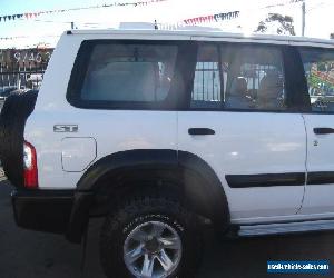 2002 Nissan Patrol GU III ST (4x4) White Manual 5sp M Wagon