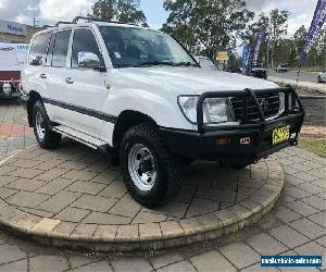 2000 Toyota Landcruiser FZJ105R GXL White Automatic A Wagon