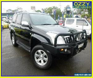 2008 Toyota Landcruiser GRJ120R 07 Upgrade Prado GXL (4x4) Black Manual 6sp M