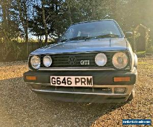 VW Golf MK2 Genuine UK Reg GTI 3dr Metallic Silver 160k Big Bumper Sought After for Sale