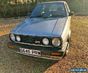 VW Golf MK2 Genuine UK Reg GTI 3dr Metallic Silver 160k Big Bumper Sought After