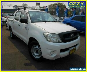 2010 Toyota Hilux GGN15R 09 Upgrade SR White 5 SP AUTOMATIC Dual Cab Pick-up for Sale