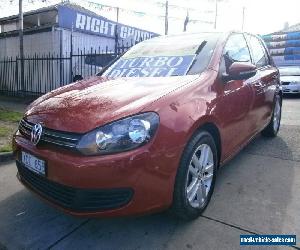 2009 Volkswagen Golf 1K 6TH GEN 103 TDI Comfortline Red Automatic 6sp A