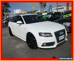 2010 Audi A4 B8 8K MY10 White Automatic A Sedan