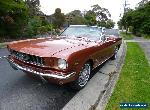 1966 Ford Mustang Convertible 289 V8 A Code With Pony Interior and Rally Pack for Sale