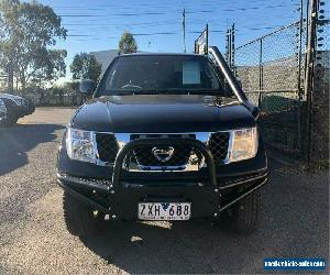 2010 Nissan Navara D40 ST-X Black Automatic A Utility