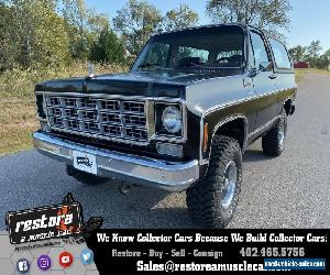 1978 Chevrolet Blazer K5, 4x4, Cheyenne, 58k miles, Black, Survivor