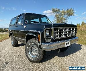 1978 Chevrolet Blazer K5, 4x4, Cheyenne, 58k miles, Black, Survivor