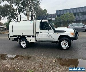 2007 Toyota Landcruiser VDJ79R Workmate White Manual M Cab Chassis