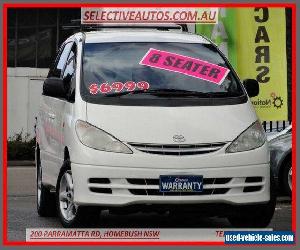 2000 Toyota Tarago ACR30R GLi White Automatic 4sp A Wagon