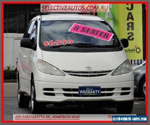 2000 Toyota Tarago ACR30R GLi White Automatic 4sp A Wagon