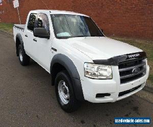 2007 Ford Ranger PJ 07 Upgrade XL (4x2) White Manual 5sp M Dual Cab Pick-up