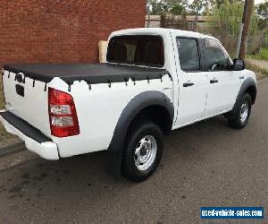 2007 Ford Ranger PJ 07 Upgrade XL (4x2) White Manual 5sp M Dual Cab Pick-up