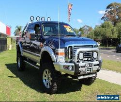 2010 Ford F350 CREW CAB LARIAT Blue Automatic A Dual Cab Utility for Sale