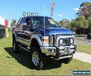 2010 Ford F350 CREW CAB LARIAT Blue Automatic A Dual Cab Utility